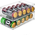 Xicennego 2-Tier Soda Can Organizer, 500ml/17oz, Stackable