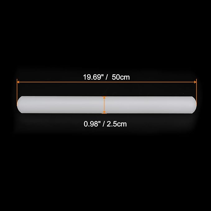 HARFINGTON Fondant Rolling Pin PP 50cm x 2.5cm Non Stick - Image 2