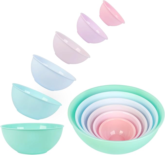 BoxedHome BPA Free Plastic Round Mixing Bowl - Image 7