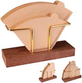 Coffee Filter Holder Storage Black Walnut Coffee Filter Container