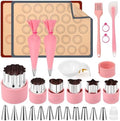 29P Macaron Silicone Baking Mats Set(11.6"x16.5")