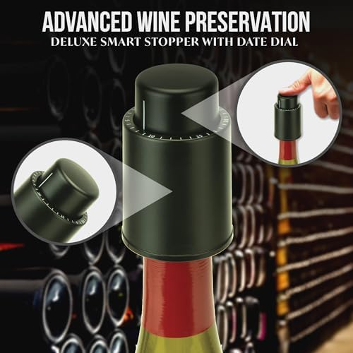 Electric Wine Bottle Opener Set, Beer Opener & Wine Stoppers, Battery