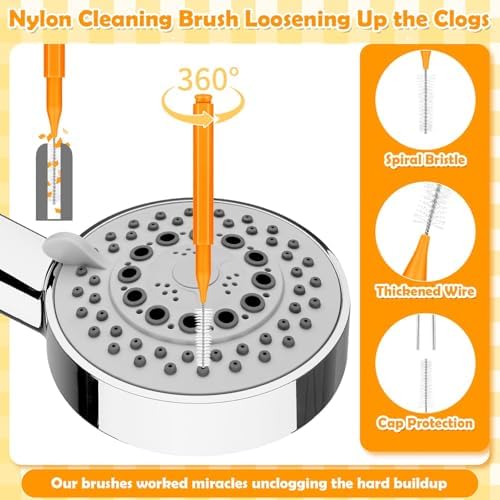 80 Pcs Shower Head Cleaning Tool Set