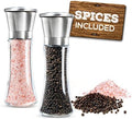 Mason Mil Stainless Steel Salt and Pepper Grinder Set