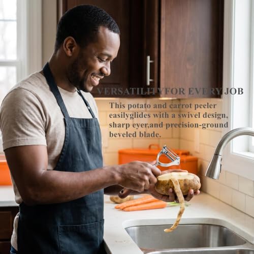 Aniso 2-in-1 Stainless Steel Vegetable Peeler and Julienne