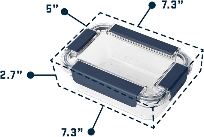 YETI Plastic Food Storage Container, BPA Free, Locking & Airtight Lid, and - Image 2