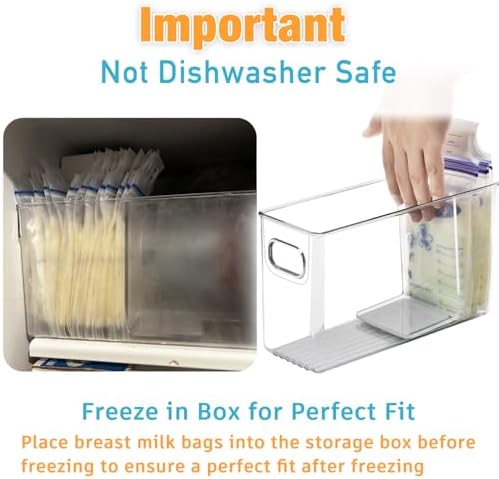 Ugotfeels 2 Pack Breastmilk Storage Freezer Container