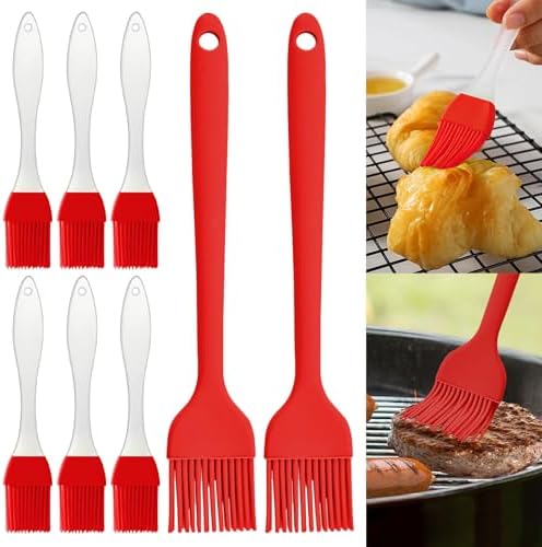 Silicone Basting Pastry Brush Set Heat Resistant Spread Oil Butter