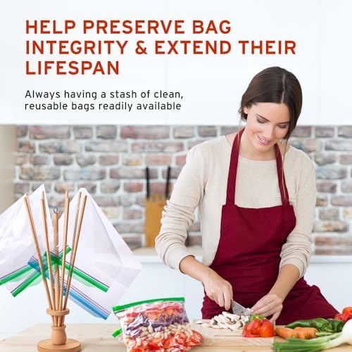Plastic Bag and Bottle Dryer - Patented; Multi-Purpose Drying Rack