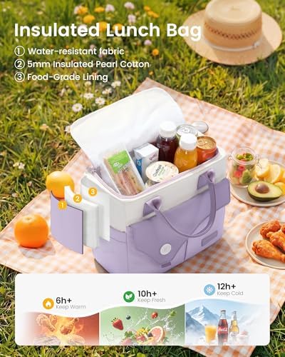 LOVEVOOK Large Insulated Lunch Bag for Women