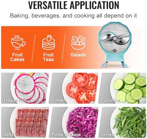 VEVOR Adjustable Manual Vegetable Fruit Slicer