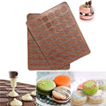 2 PCS 48 Capacity Macaron Silicone Baking Mat