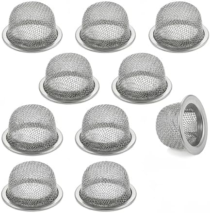 10 Pack Cocktail Smoker Screen Filters, Double-Layer Stainless Steel