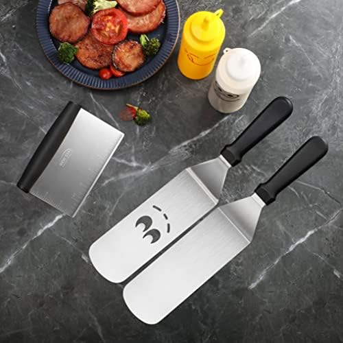 New Star Foodservice 3-Piece Stainless Steel BBQ Spatula Set