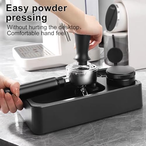 Espresso Knock Box Tamping Station, 51/54/58mm, Coffee Barista Tool
