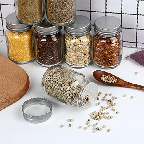 30 Pack 4oz Glass Mason Spice Jars Bottles