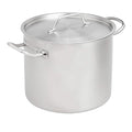 Amazon Basics 12 Quarts Stainless Steel Aluminum-Clad Stock Pot by AmazonBasics