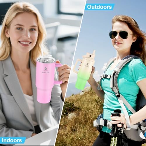 40 oz Tumbler with Handle and Straw or Convert to 40 oz Insulated