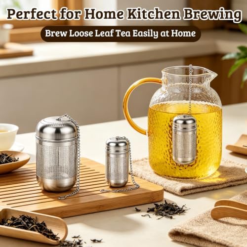 3 Size Stainless Steel Tea Infuser Fine Mesh Tea Strainer