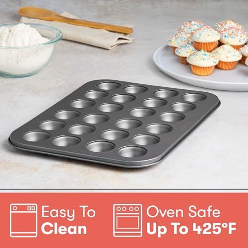 Cooking Light Mini Muffin Pan Carbon Steel Quick Release Coating