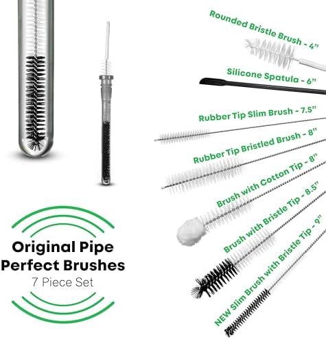 Pipe Perfect Original Cleaning Brush Set – Multi-Size Detail Brushes