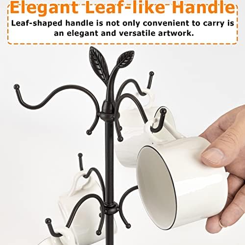Coffee Mug Holder for Large Mugs, Mug Tree for Counter, Cup Holder for