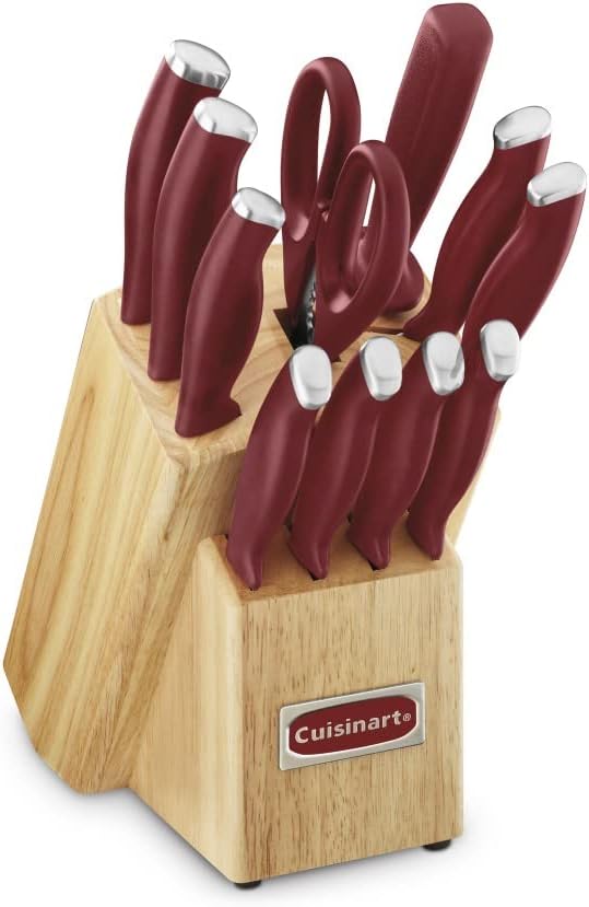 Cuisinart C77SSR-12P Color Pro Collection 12 Piece Knife Block Set - Image 2