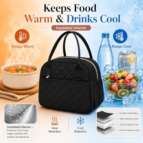 CAMTOP Lunch Box for Women Insulated Lunch Bag Lunchbox Cooler Thermal
