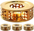 HOIGON 3 PCS Teapot Warmer, Stainless Steel Brushed Tea Pot Warmer