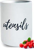 STYLED SETTINGS White Utensil Holder by STYLEDSETTINGS