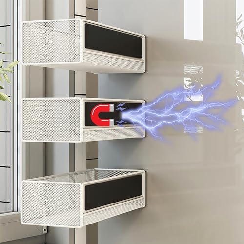 Magnetic Basket Organizer for Refrigerator