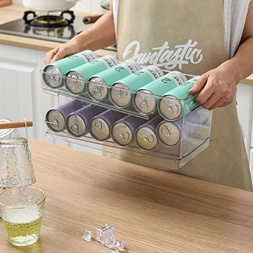 OnDisplay FIFO Auto-Feed Refrigerator Can Organizer, 12 Cans