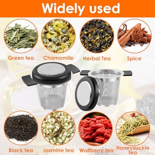 4 Pack Tea Infuser for Loose Leaf Tea, Food-Grade 304 Stainless Steel