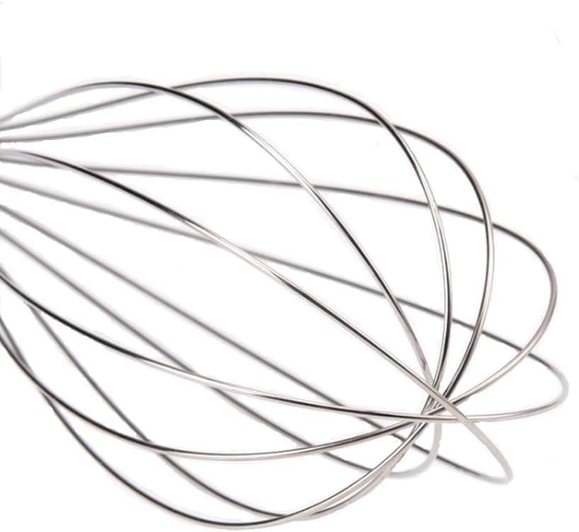10 inch Stainless Steel Whisk, 5 inches for mixing small amounts of