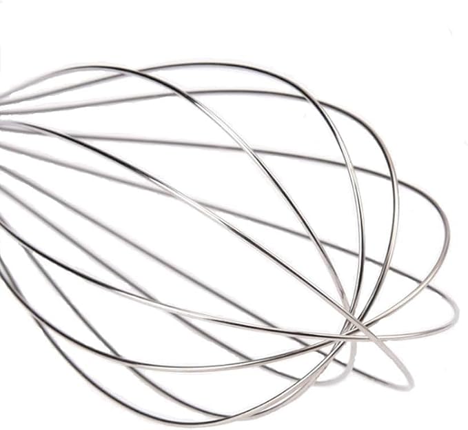 10 inch Stainless Steel Whisk, 5 inches - Image 3