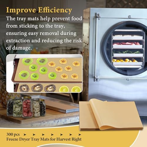 300 PCS Harvest Right Freeze Dryer Tray Mats