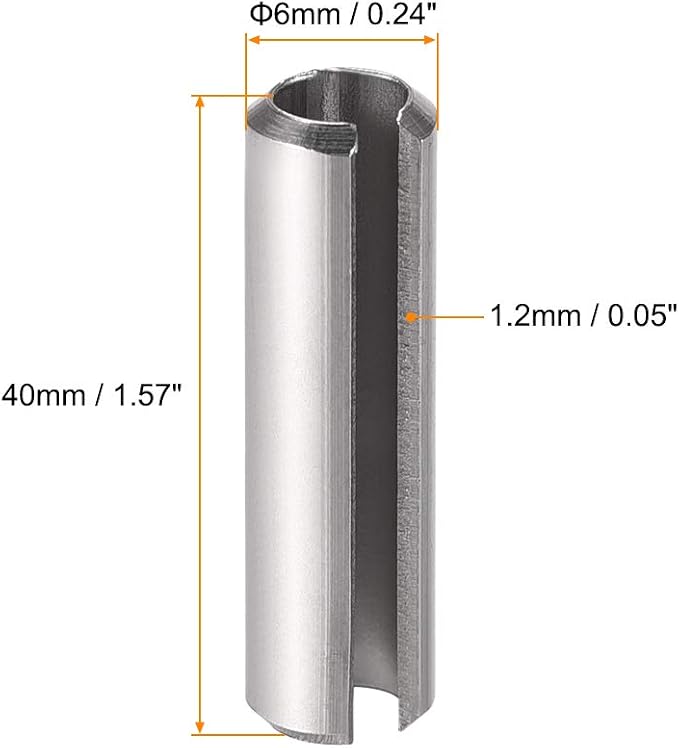 uxcell Slotted Spring Pin - Image 2