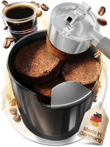 Black Coffee Knock Box for Espresso Grounds