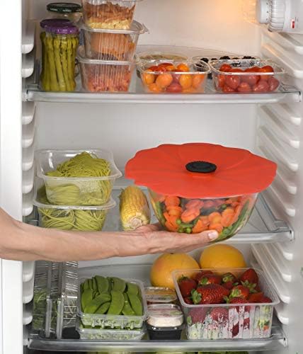 Charles Viancin Poppy Silicone Lid - Airtight Smooth-Rim Seal