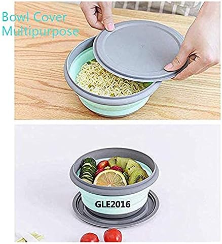 3 PCs Food Grade Silicone Collapsible Bowl Lunch Box - Expandable Food