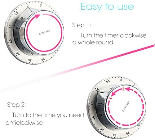 60 Minute Magnetic Kitchen Timer
