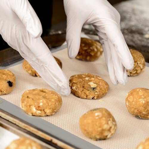 4 Pack Silicone Baking Mats, Half and Quarter Sheets
