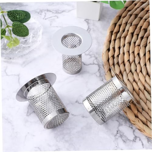 3 Pcs 304 Stainless Steel Drain Strainers Mesh Drain Cover