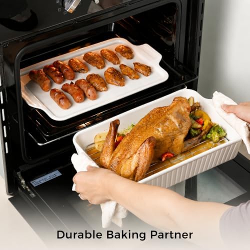 5.2 Qt Ceramic Baking Dish with Lid