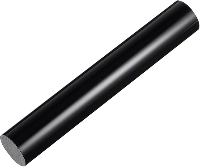 HARFINGTON Acrylic Clay Roller 6 Inch x 1 Inch Solid Non-Stick Plastic Round - Image 3