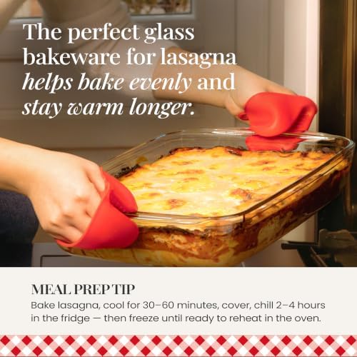 Ôcuisine Borosilicate Casserole Dish Set with Lid