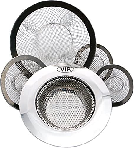 Stainless Steel Sink Strainer Set- 5 Pieces, Fits Most Kitchen