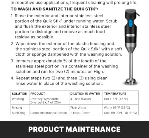 Waring Quik Stix Immersion Blender with 2-Speed