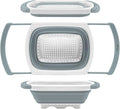 Qimh Collapsible Colander | Over The Sink Silicone Kitchen Strainers and by Qimh