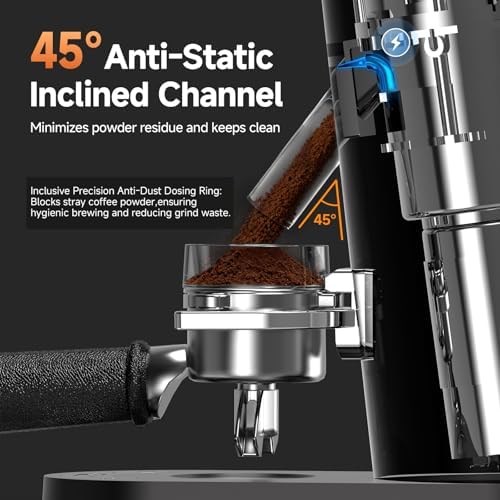AAOBOSI Cordless Burr Coffee Grinder, 60 Settings